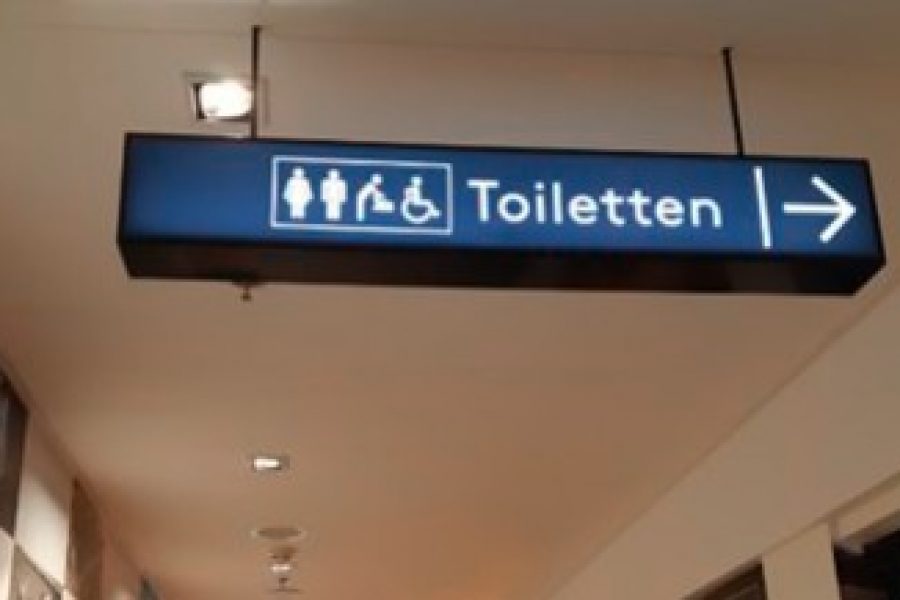 Het is in Roosendaal slecht gesteld met het aantal openbare toiletten